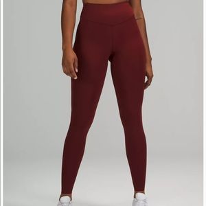 Base Train Maroon Leggings, 4